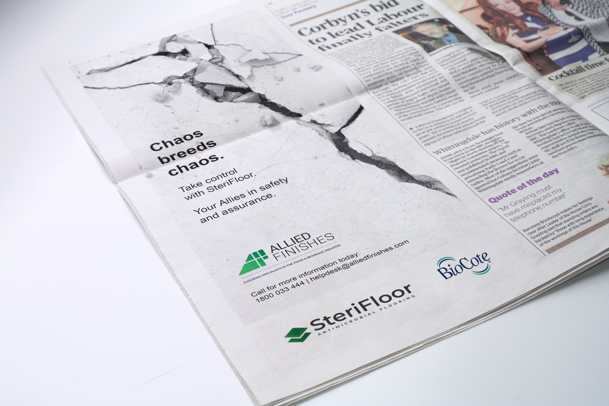 AF-1-vert Print ads for magazine and newspaper.