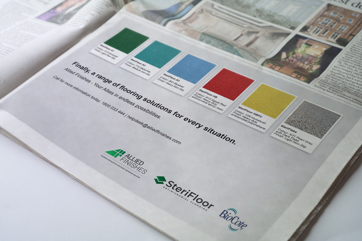 AF-2-hori Print ads for magazine and newspaper.